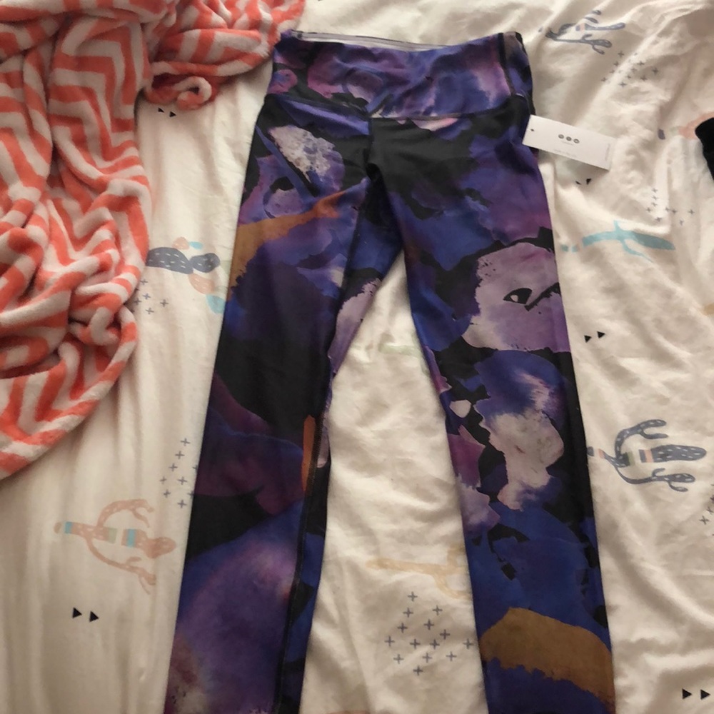 Purple leggings